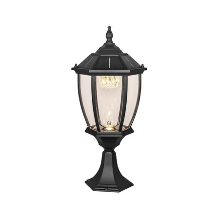 ไฟหัวเสา SOLAR CARINI 1602FL 3 วัตต์ DAYLIGHT/COOL WHITE/WARM WHITE สีดำ