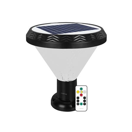 ไฟหัวเสา SOLAR LAMPTAN SPARKLING 40 วัตต์ RGB สีดำ