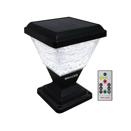 ไฟหัวเสา SOLAR RACER POSTTOP PALACE2 30 วัตต์ DAYLIGHT/COOL WHITE/WARM WHITE สีดำ