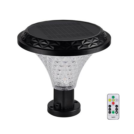 ไฟหัวเสา SOLAR BEC HAWAII-O 40 วัตต์ DAYLIGHT/COOL WHITE/WARM WHITE สีดำ