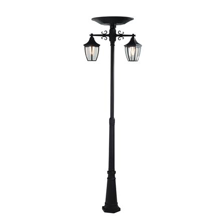 ไฟสนาม SOLAR CARINI HK-PT2021 200 วัตต์ WARM WHITE สีดำ