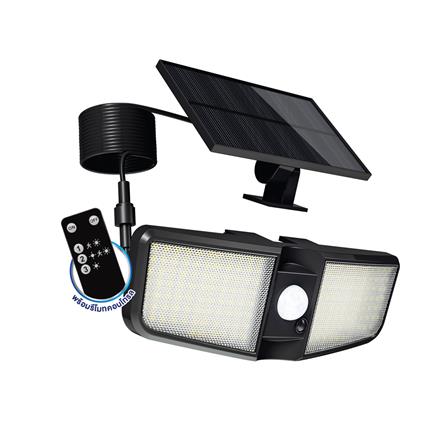 ไฟผนังภายนอก SOLAR BEC SPLIT-2BK 25 วัตต์ DAYLIGHT สีดำ