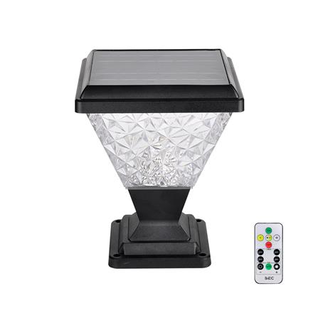 ไฟหัวเสา SOLAR BEC HAWAII-S 40 วัตต์ DAYLIGHT/COOL WHITE/WARM WHITE สีดำ