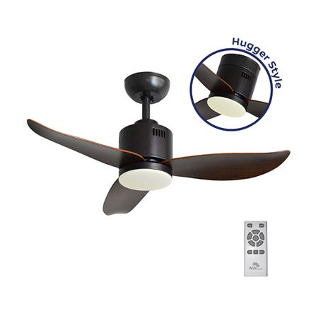 พัดลมโคมไฟ LED WINFAVOUR WFDC52/DC37(ORB) 36 นิ้ว 18 วัตต์ DAYLIGHT/COOL WHITE/WARM WHITE สีน้้ำตาล