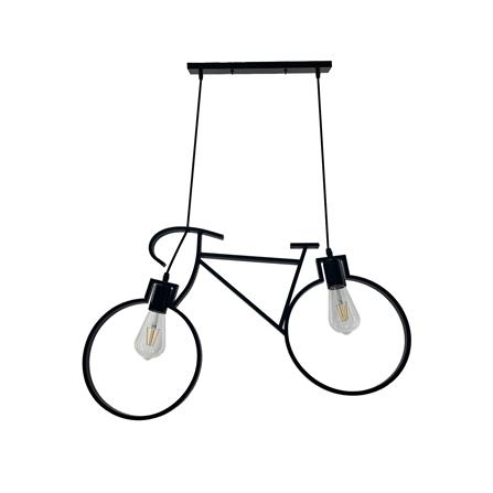 ไฟช่อ EVL HG-0019/2 สีดำ 2 หัว