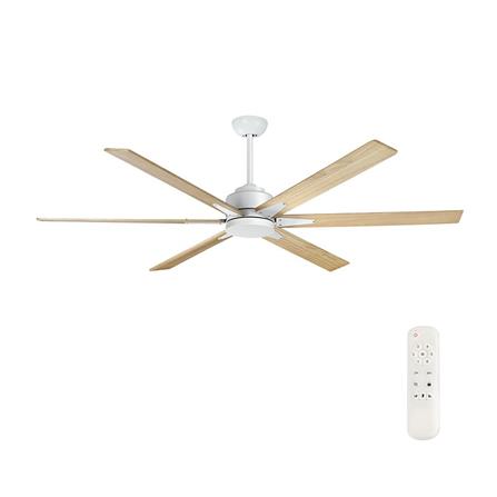 พัดลมไม่มีโคมไฟ MR.KEN 25-01901 72 นิ้ว สีขาว/น้ำตาล