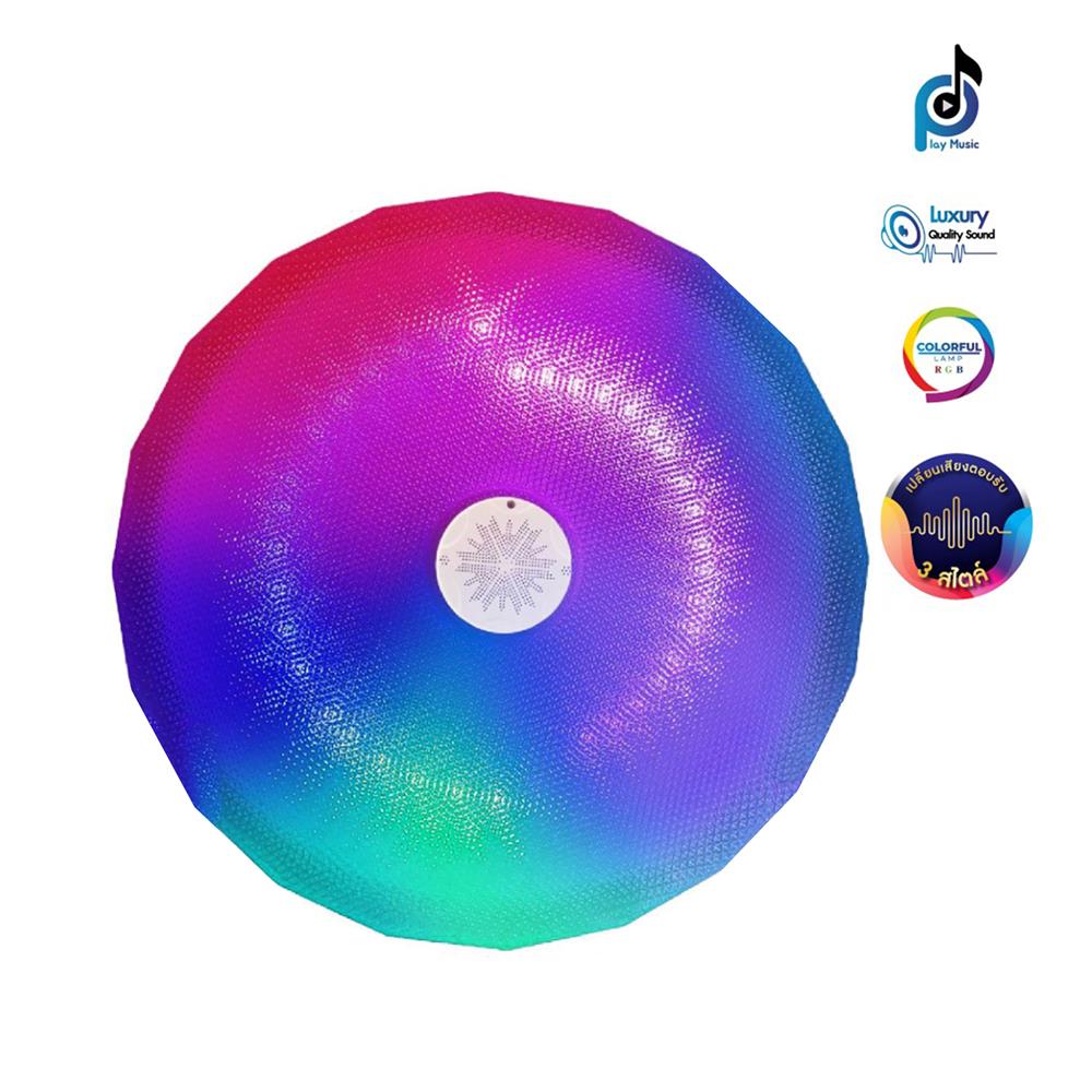 ไฟเพดาน LED RACER AI IU 18 นิ้ว 60 วัตต์ DAYLIGHT/COOL WHITE/WARM WHITE/RGB สีขาว