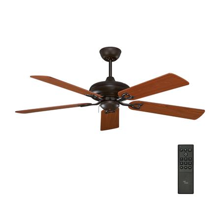 พัดลมไม่มีโคมไฟ MR.KEN 25-02075 52 นิ้ว สีน้ำตาลเข้ม