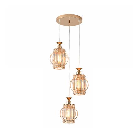 ไฟช่อ NEOLIGHT CS 9010-3 สีทอง/ขาว 3 หัว