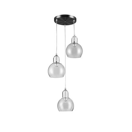 ไฟช่อ CARINI S52272-3 สีขาว/ใส 3 หัว