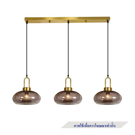 ไฟช่อ CARINI P170814-3 สีดำ/ทอง 3 หัว