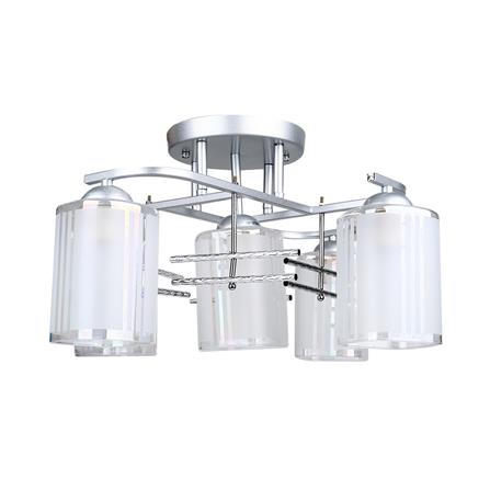 ไฟถาด L&amp;E PSG53-045 สีขาว 5 หัว