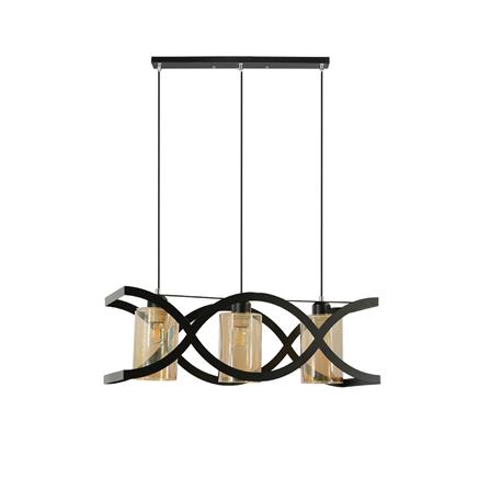 ไฟช่อ SUCCESS SCP-4018/3 สีดำ/ชา 3 หัว