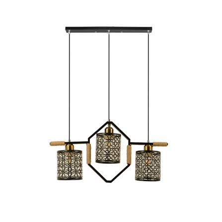 ไฟช่อ SUCCESS SCP-4021/3 สีน้ำตาล/ดำ/ทอง 3 หัว