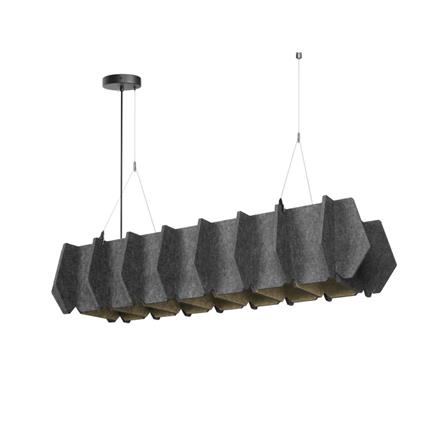 ไฟช่อ L&amp;E 01-03156 สีดำ 1 หัว