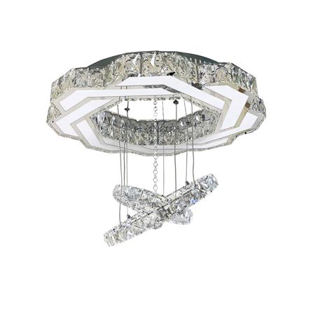 ไฟถาด LED EVL CFC-11058 50 วัตต์ DAYLIGHT/COOL WHITE/WARM WHITE สีใส/เงิน 3 หัว