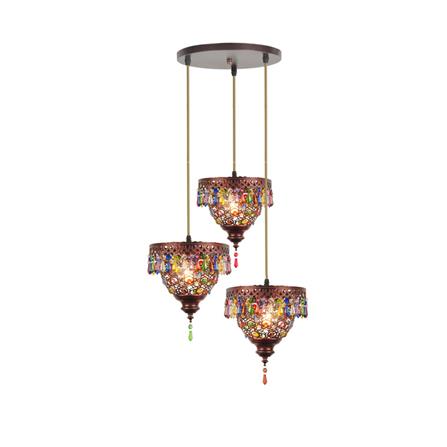 ไฟช่อ LUMAX 01-02604 คละสี 3 หัว