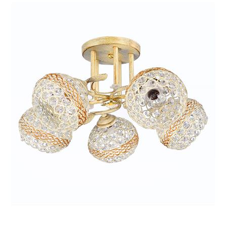 โคมไฟช่อ EVL HL-22001 สีครีม 5 หัว