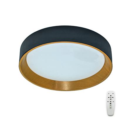 ไฟเพดาน LED STARLIGHT 04-SL-23809-500 81 วัตต์ DAYLIGHT/COOL WHITE/WARMWHITE 19 นิ้ว สีดำ/ลายไม้