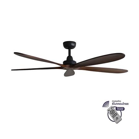 พัดลมไม่มีโคมไฟ WINFAVOUR WFDC60/DC43(ORB) 60 นิ้ว สีน้ำตาลเข้ม