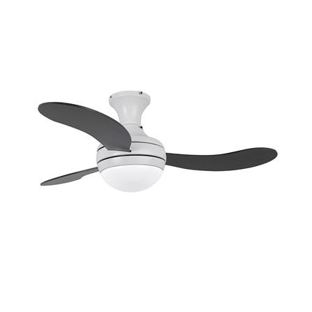 พัดลมโคมไฟ LED CARINI CRC002WH 18 วัตต์ DAYLIGHT/COOL WHITE/WARM WHITE 44 นิ้ว สีขาว/ดำ