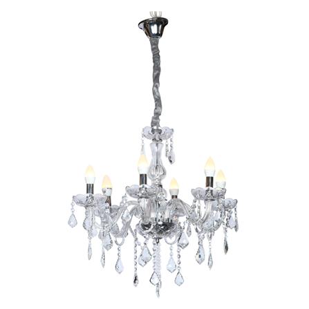 ไฟช่อ INOVA SP672-2 สีใส 6 หัว