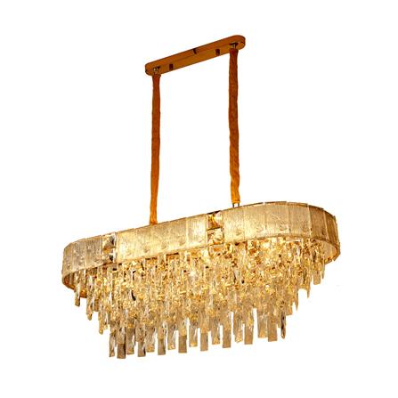 ไฟช่อ CARINI KM8072-900L สีทอง/ใส 10 หัว