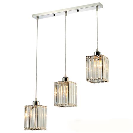 ไฟช่อ INOVA MP813 แก้ว/อะคริลิค/สีใส 3หัว