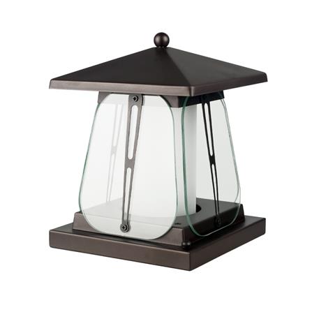 ไฟหัวเสา L&amp;E 36-01731 สีน้ำตาล