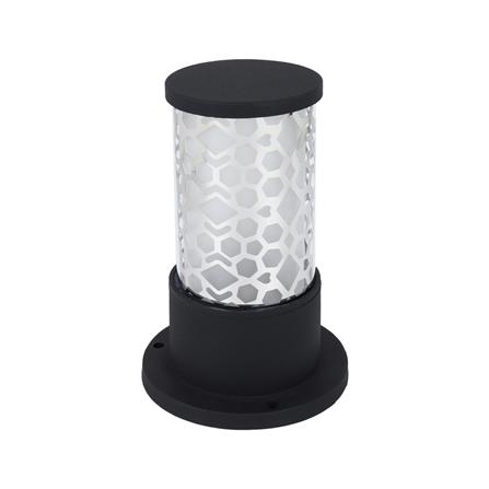 ไฟหัวเสา CARINI BO-F5302AS อะลูมิเนียม/แก้ว MODERN สีดำ