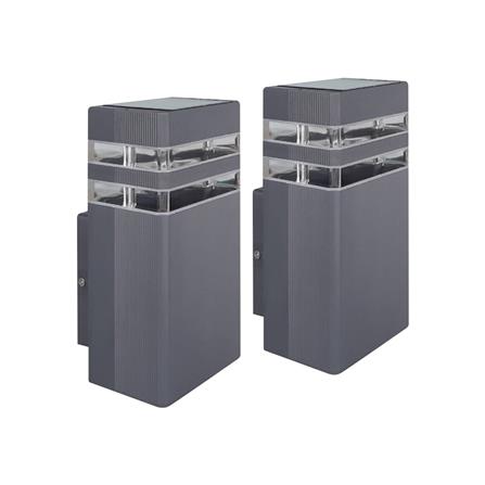 ไฟกิ่งภายนอก CARINI HK-B2029 สีเทา (แพ็ก 2 ชิ้น)