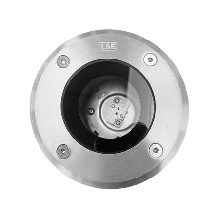 ไฟฝังพื้น L&amp;E 9L-01391 สีเงิน/ดำ