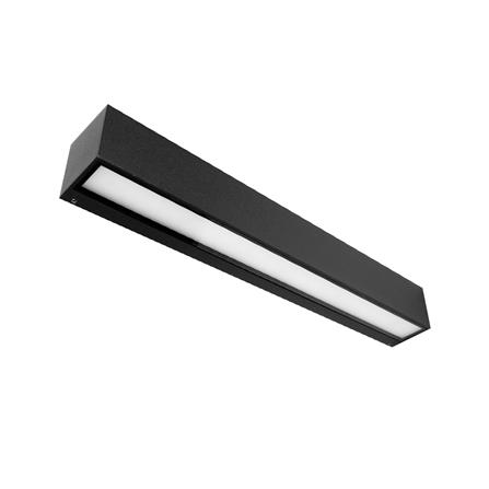 ไฟผนังภายนอก LED L&amp;E 65-A0619 20 วัตต์ WARM WHITE สีดำ