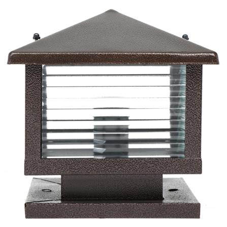 ไฟหัวเสา INOVA UT106 โลหะ คันทรี่ สีน้ำตาล