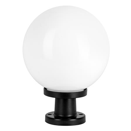 ไฟหัวเสา L&amp;E BDR610/B สีขาว/ดำ