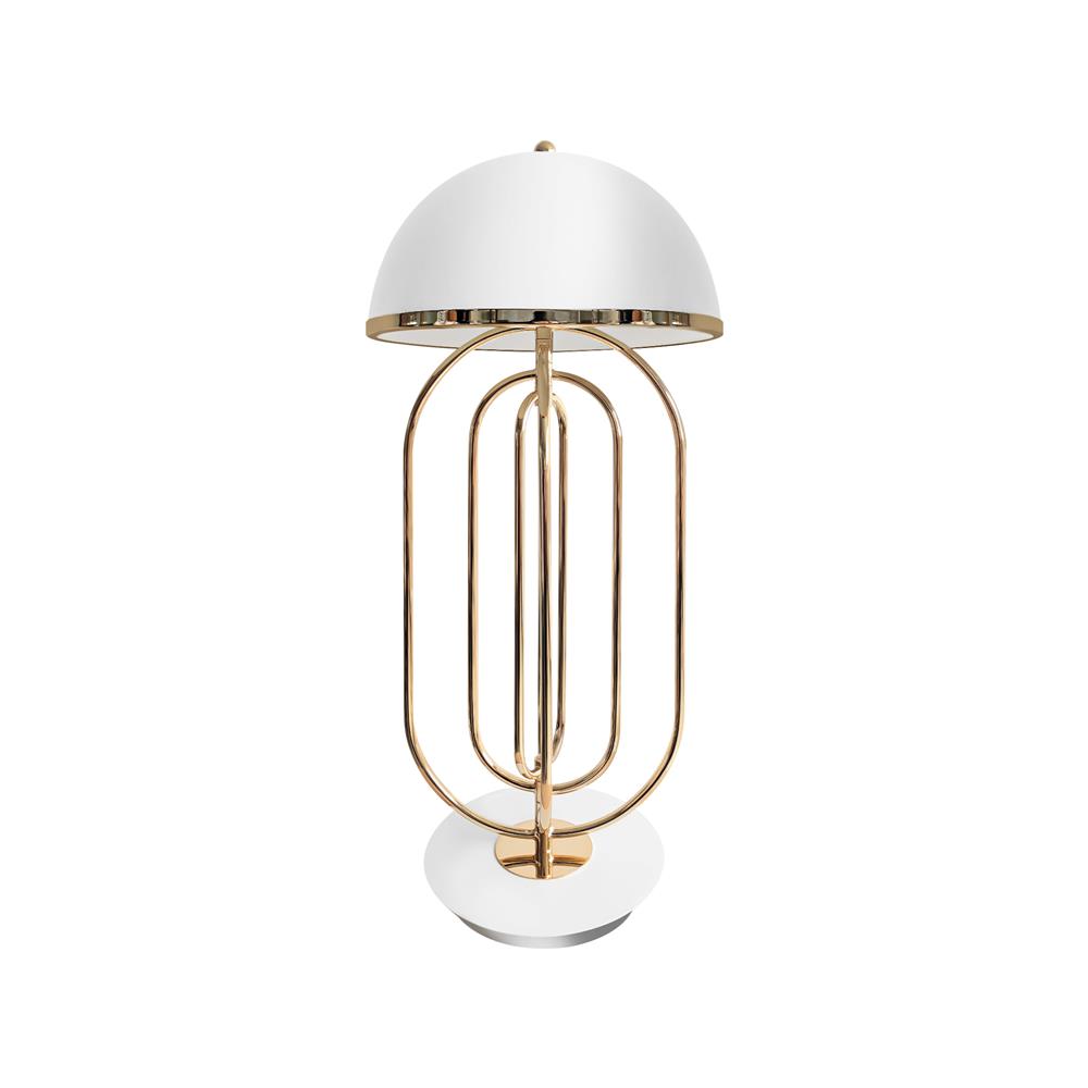 ไฟตั้งโต๊ะ CARINI MT23691 สีขาว/ทอง