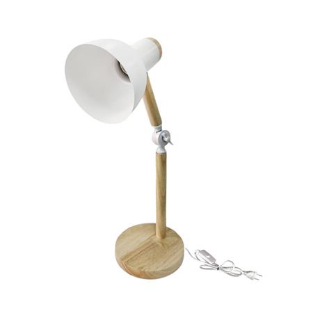 ไฟอ่านหนังสือ HATASHI HL-12WH สีขาว/ลายไม้