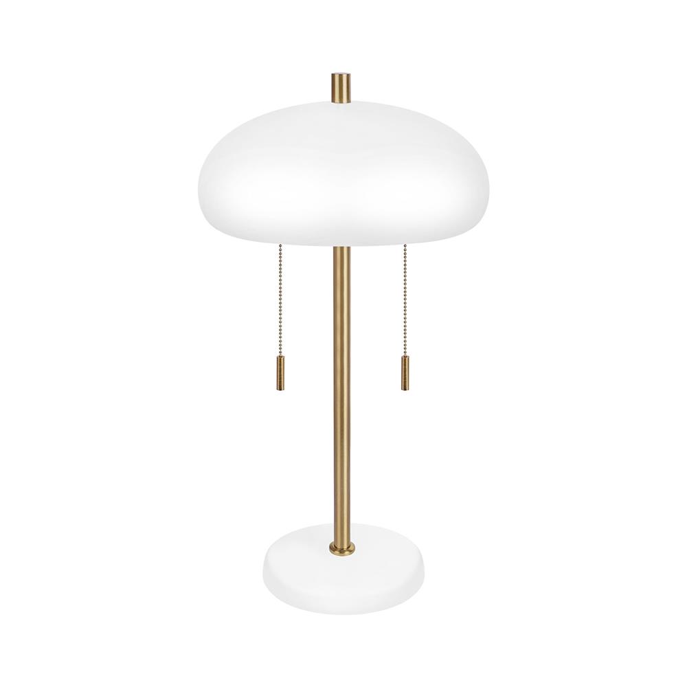 ไฟตั้งโต๊ะ CARINI MT5249 สีขาว/ทอง