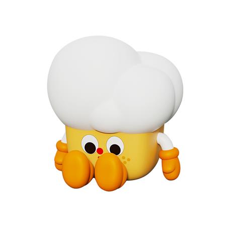 ไฟตั้งโต๊ะ LED MOFII POPCORN 0.5 วัตต์ สีขาว/เหลือง