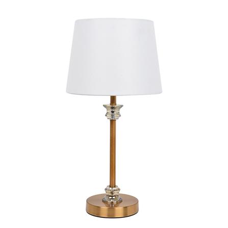 ไฟตั้งโต๊ะ MODERN MT1698 CARINI โลหะ ขาว/ทองแดง