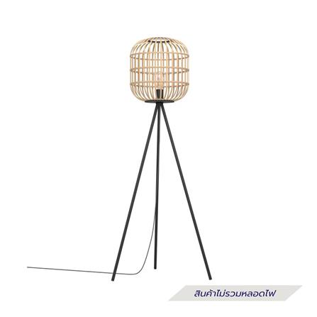 ไฟตั้งพื้น EGLO BORDESLEY 43219 สีน้ำตาล/ดำ 1 หัว