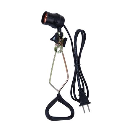 ขั้วหลอดขาหนีบสปริง SOKAWA E27 S-059 สีดำ