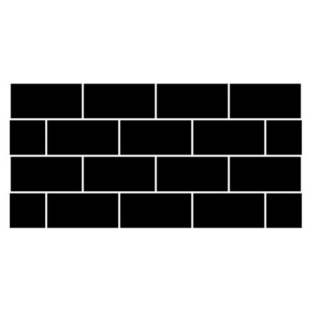 กระเบื้องผนัง 30x60 ซม. TARA มิลล่าบริค นิว ดำ A 0.9 ตร.ม.