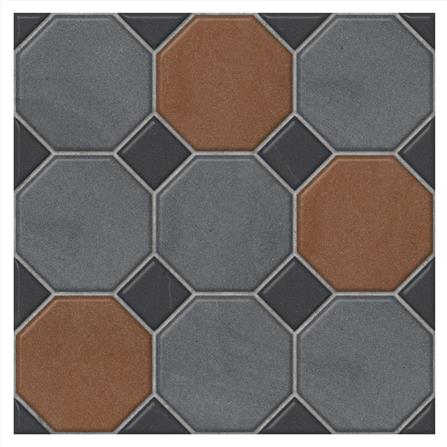 กระเบื้องพื้น 16x16 นิ้ว COTTO ซีเมนต์ บล็อค มิกซ์ เทา PM 0.96 ตร.ม.