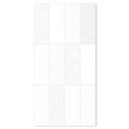 กระเบื้องผนัง 8x16 นิ้ว DURAGRES อากิ ขาว A 1 ตร.ม.