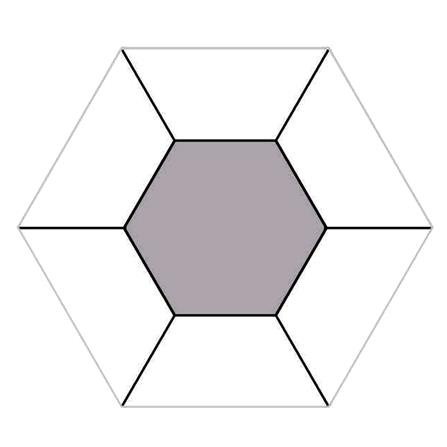 กระเบื้องพื้นพอร์ซเลน 22x26 ซม. TARA เซนทริกเกรย์ไวท์ ขาว