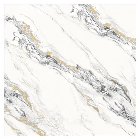 กระเบื้องพื้นพอร์ซเลน 100x100 ซม. TARA ซิลเวอร์ รูไทล์ เทา 2 ตร.ม.