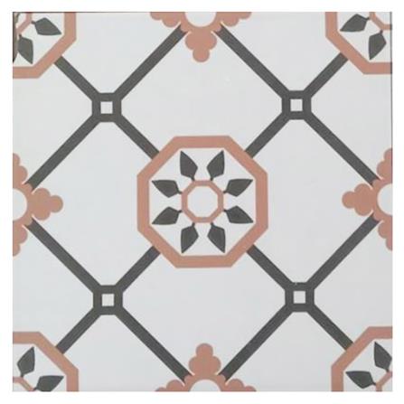 กระเบื้องพื้นพอร์ซเลน 20x20 ซม. TARA อัลม่าร์ ขาว A 1 ตร.ม.