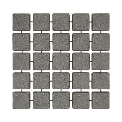 แผ่นปูทางเท้า คาร์เพท สแควร์ DURAONE ขนาด 50 x 50 x 3.5 ซม. สีดำเทา