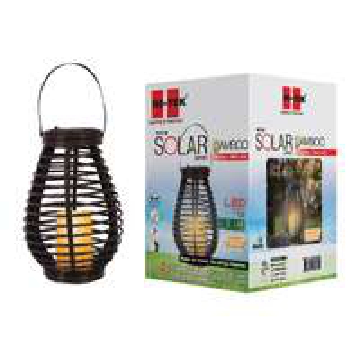 โคมไฟแต่งสวนพลังงานแสงอาทิตย์ HI-TEK รุ่น HFSL02001B สีน้ำตาลเข้ม